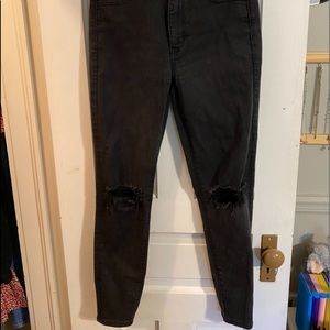 American Eagle high rise jeans, super-stretch, barely worn